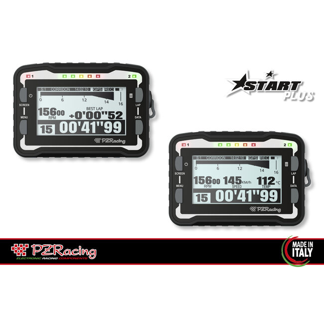 PZRacing Start Plus GPS dashboard with data logging ST400-P