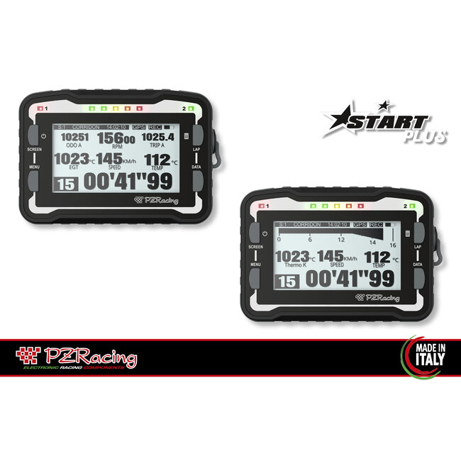PZRacing Start Plus GPS dashboard with data logging ST400-P