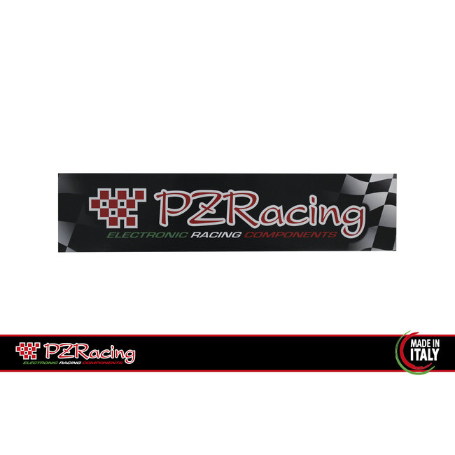 PZRacing großer Logoaufkleber 410 × 120 mm MD107