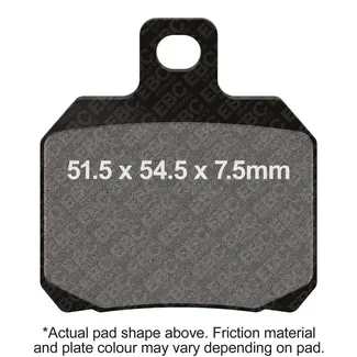 EBC brakepads for Hel Performance rear caliper