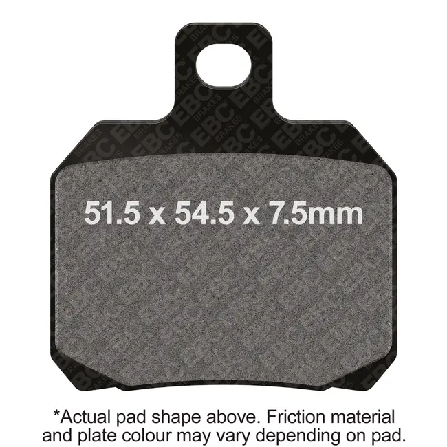 EBC brakepads for Hel Performance rear caliper