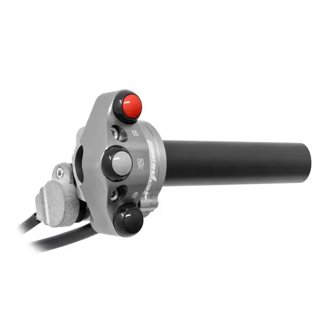 Jetprime Additional Racing handlebar switch for quick throttle for Ducati Panigale V4 (Titanium)