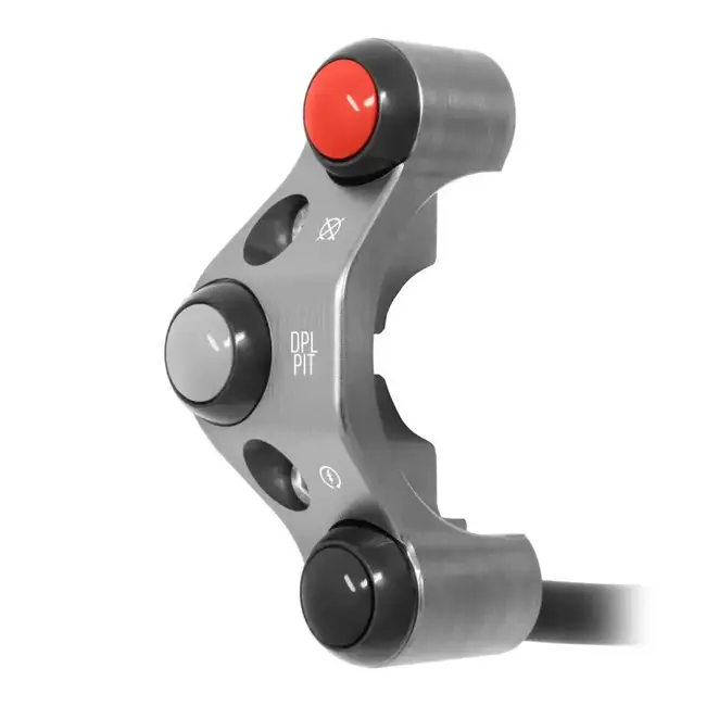 Jetprime Additional Racing handlebar switch for quick throttle for Ducati Panigale V4 (Titanium)