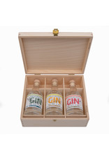 Hausberg Gin Hausberg 3 Bottle Gin-Tasting Box w/ No.1 & No.2 & No.3 0,1l - 43,5 % vol.