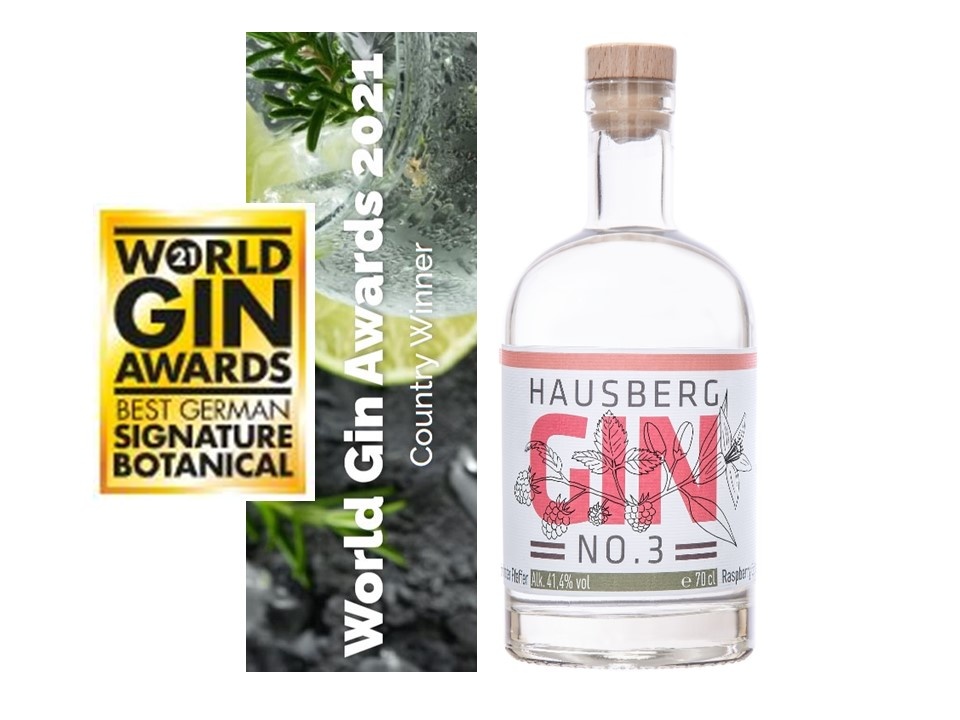 World Gin Awards 2021 Hausberg Gin No.3 E