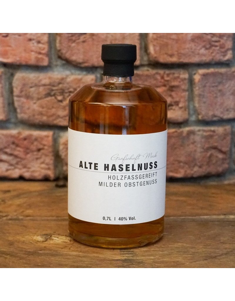 Grafschaft Mark Alte Haselnuss - fassgelagerte Spirituose 0,7l mit 40% vol. - Grafschaft Mark