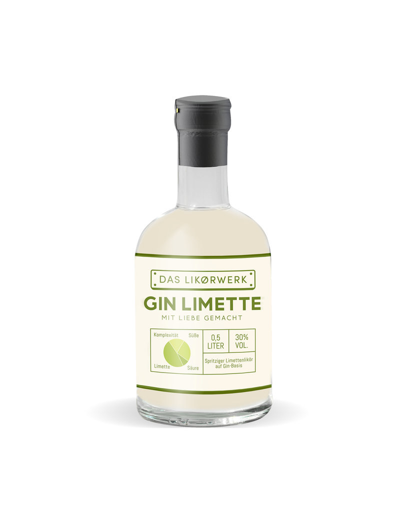 Likörwerk Likorwerk gin and lime liqueur 0.5l w/ 30% alcohol by volume (€ 49.80 / liter)