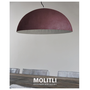 Betonstuc koepellamp - Bordo Wine