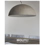 Betonstuc koepellamp - LM