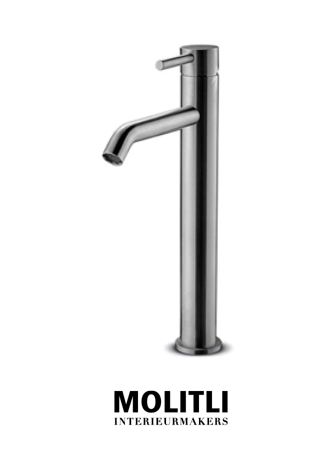 Slimline basin mixer high