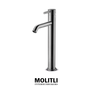 Slimline basin mixer high