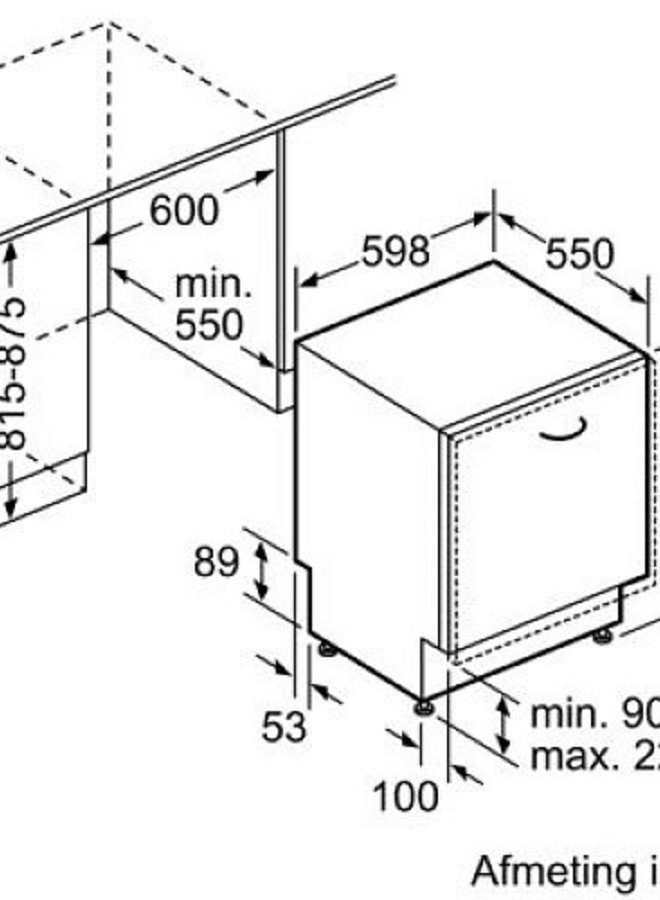 - Afwasmaschine SN836X00AE