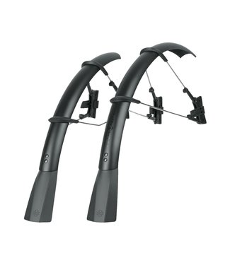 SKS SKS RACEBLADE PRO XL STEALTH SERIES MUDGUARD SET: MATT BLACK