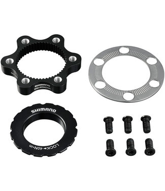 Shimano Spares Shimano SM-RTAD05 6-bolt rotor to Centre-Lock hub disc adapter