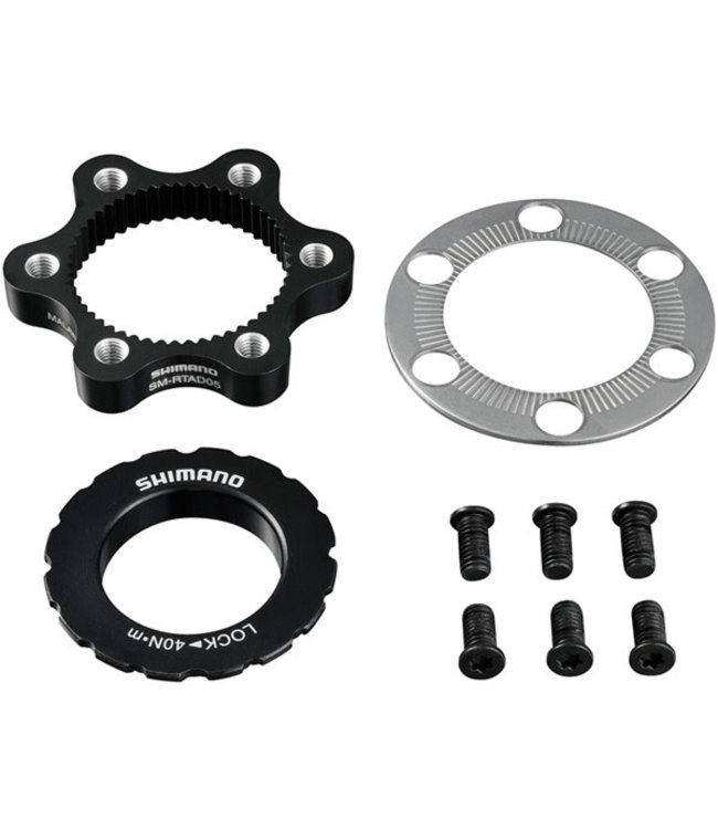 Shimano SM-RTAD05 6-bolt rotor to Centre-Lock hub disc adapter