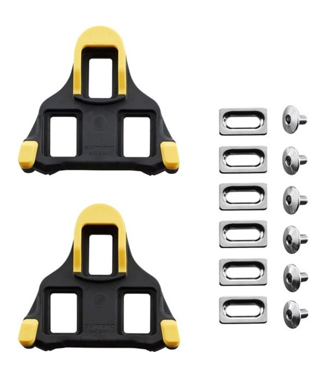 Shimano SM-SH11 SPD SL-Cleats , Centre Pivot Floating, Yellow