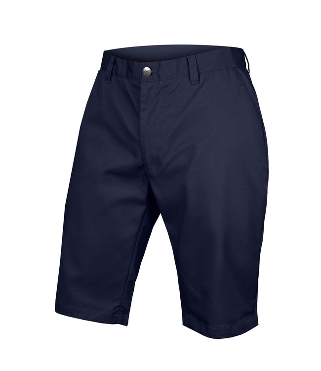 Endura Hummvee Chino Short with Liner Short: Navy - M