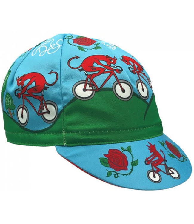 Cinelli Massimo Gaicon 'Diavolo Rosso' cycling cap