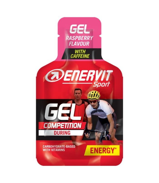 Enervit Gel Raspberry 25ml with Caffeine