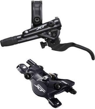 Shimano Shimano BR-M8100/ BL-M8100 XT bled brake lever/post mount calliper, rear left