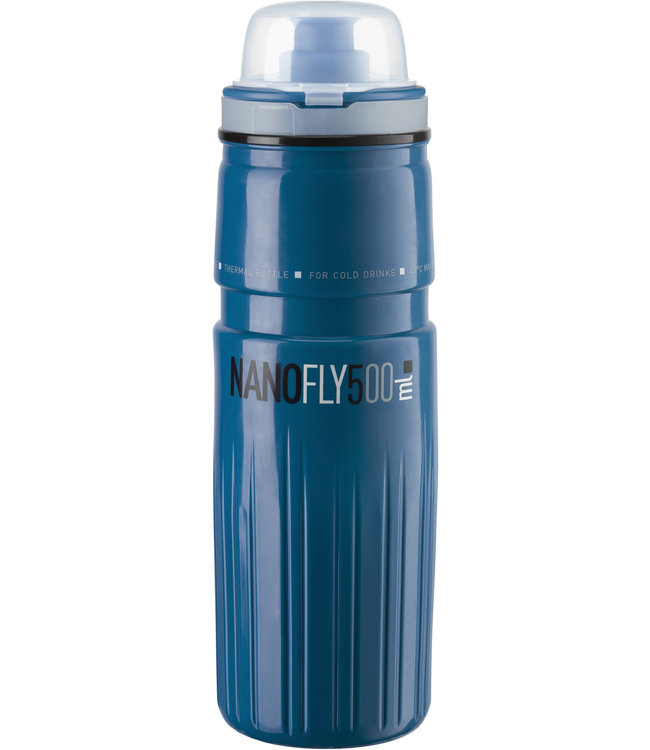 Elite Nano Fly, with MTB cap, thermal 4 hour, Blue 500 ml