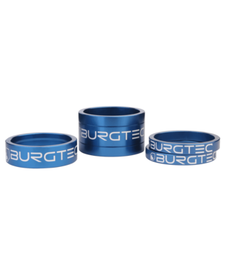 Burgtec Burgtec Stem Spacer Kit - Deep Blue