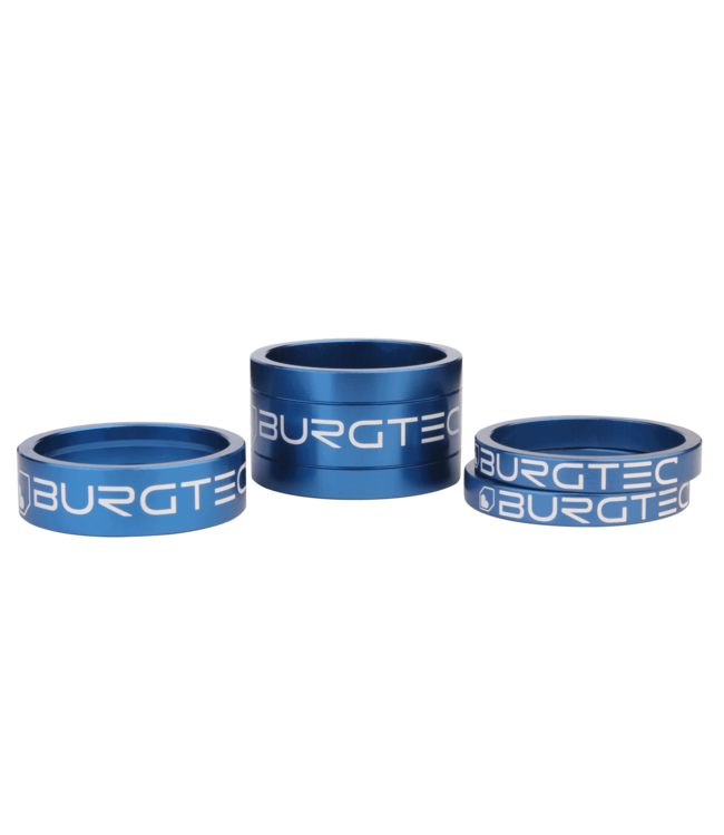 Burgtec Stem Spacer Kit - Deep Blue