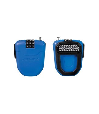 Hiplok HIPLOK FX WEARABLE RETRACTABLE COMBINATION LOCK: CYAN 100CM