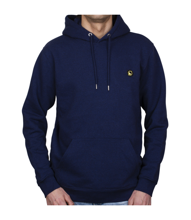 Burgtec Icon Hoodie - Black Heather Blue - Extra Large