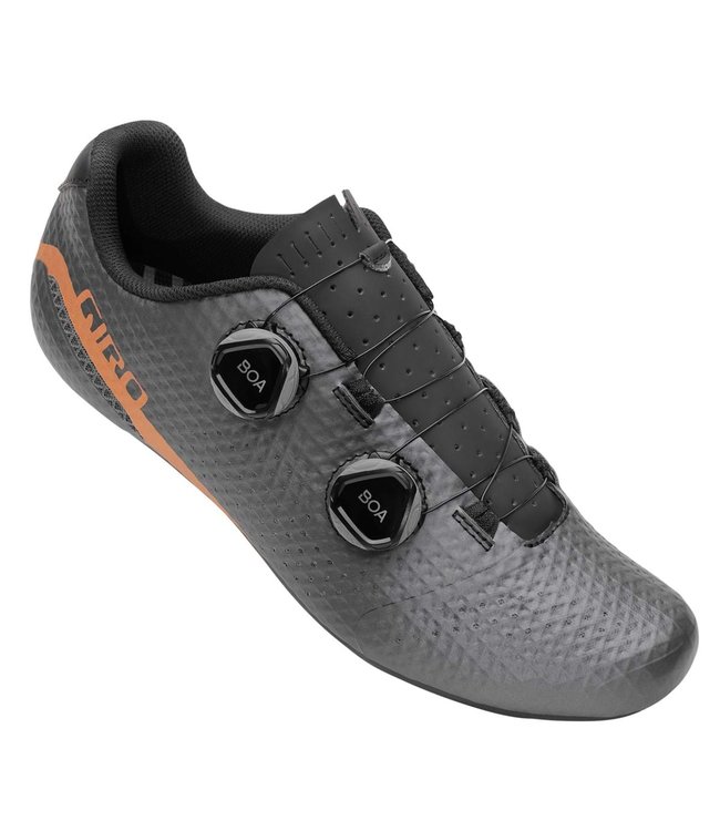 GIRO REGIME ROAD CYCLING SHOES 2022: BLACK/COPPER 45