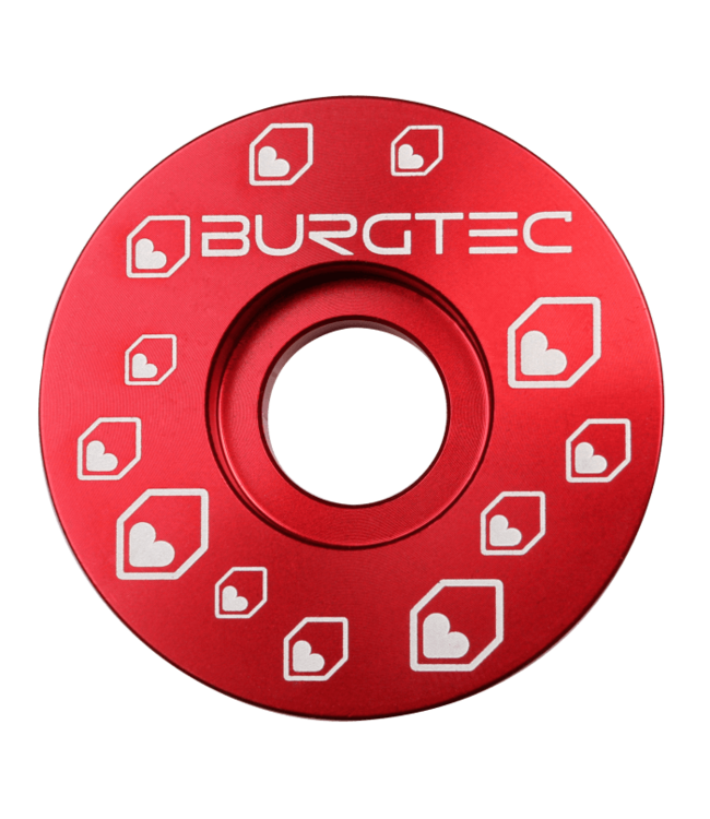 Burgtec Top Cap - Race Red