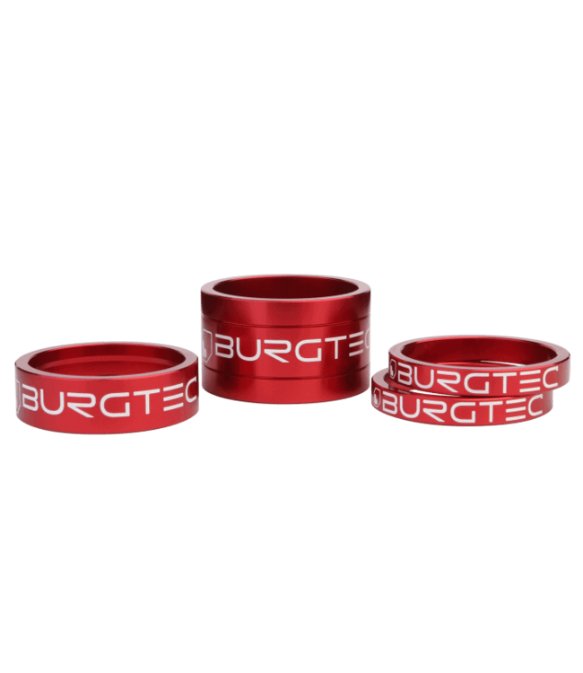 Burgtec Stem Spacer Kit - Race Red