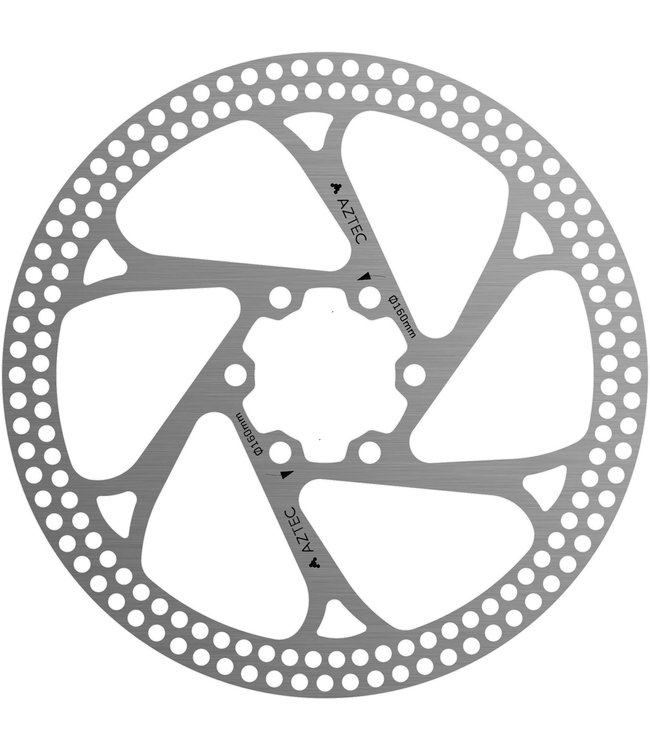 Aztec 160 mm Stainless Steel Rotor with Circular Holes