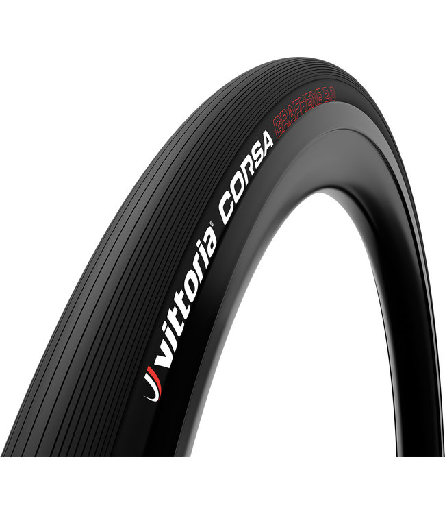 Vittoria Corsa Fold G2.0 Tyre: Full Black 700X23C