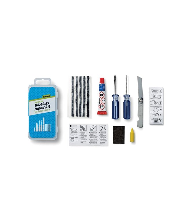 Weldtite Tubeless Tire Repair Tool Kit /each (for External use)