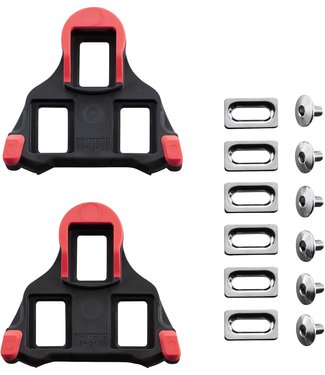 Shimano Spares Shimano SM-SH10 SPD SL-Cleats, Fixed, Red Red