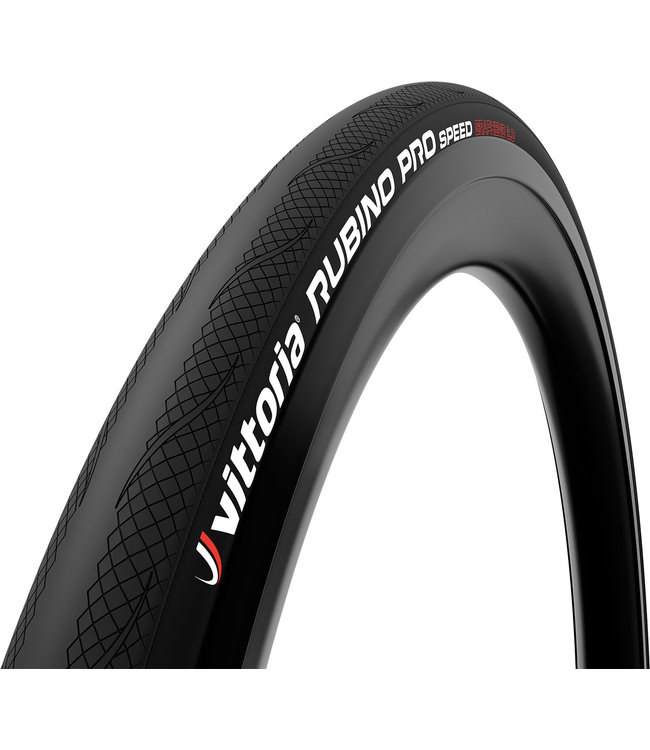 VITTORIA RUBINO PRO SPEED FOLD G2.0 TYRE: FULL BLACK 700 X 25C