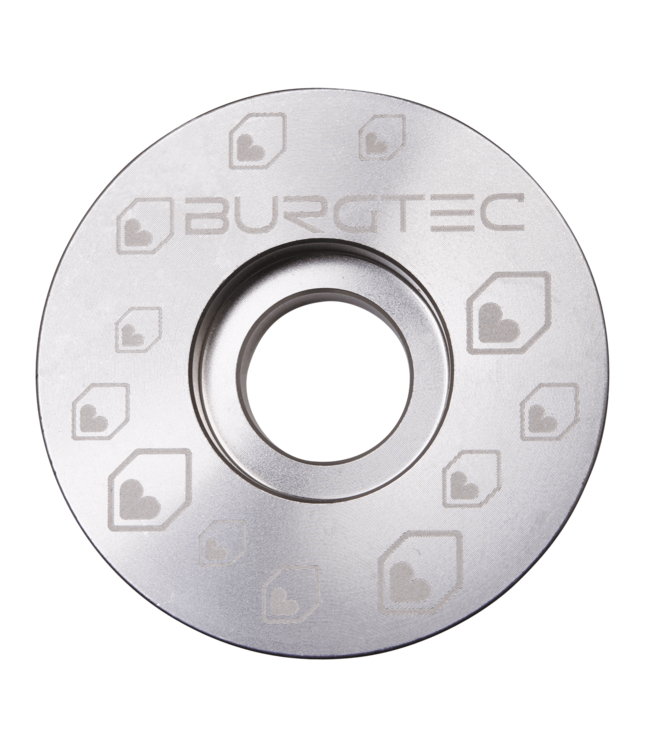 Burgtec Top Cap - Rhodium Silver
