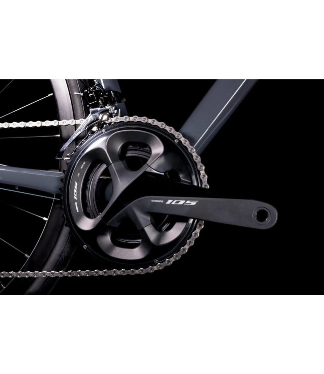 CUBE ATTAIN SL GREY/BLACK 2022 58CM