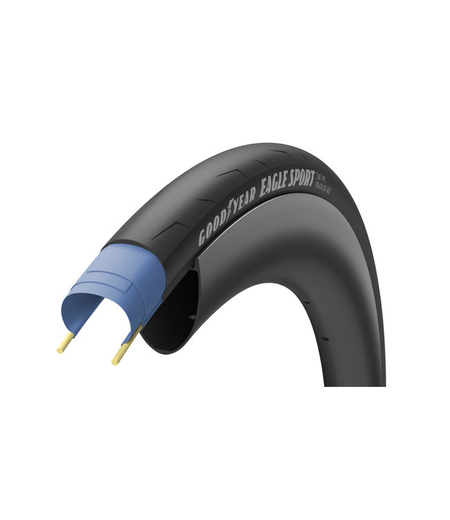 Goodyear Eagle Sport Tire - 700 x 28 , Clincher, Folding, Black