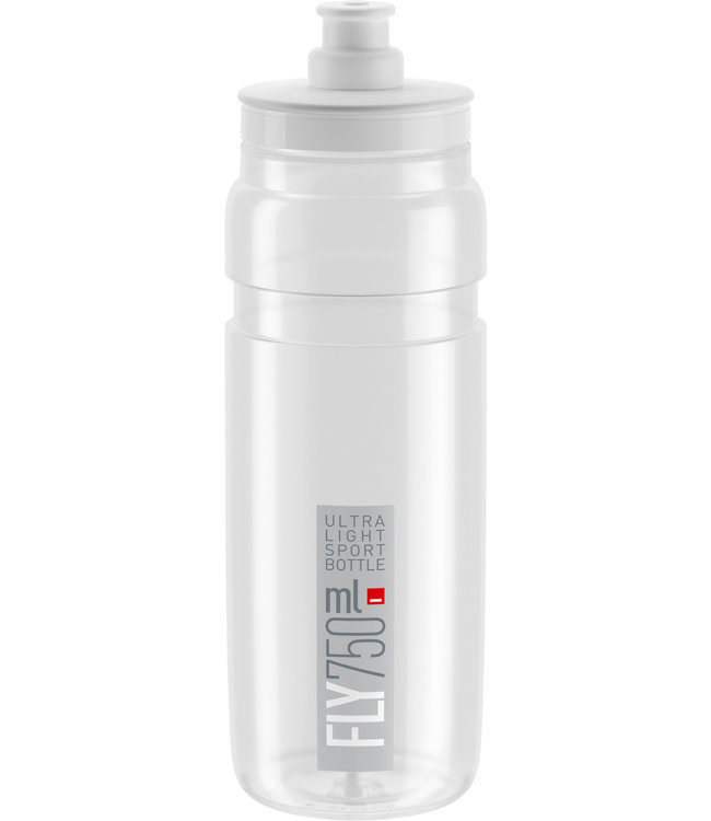 Elite SRL Fly Water Bottle 750ml - Clear/Grey