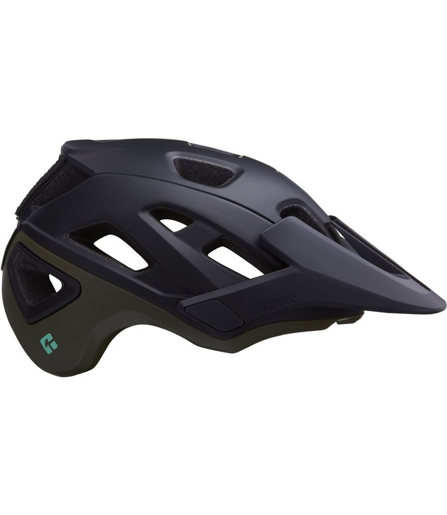Lazer Jackel KinetiCore Helmet, Matt Blue/Green, Medium