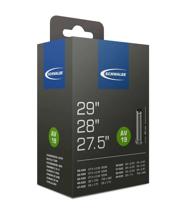 SHWALBE AV19 27.5/29 x 1.9/2.35 AV 40mm Innertube