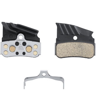 Shimano Shimano N04C disc pads and spring, alloy/stainless back with cooling fins, metal sintered