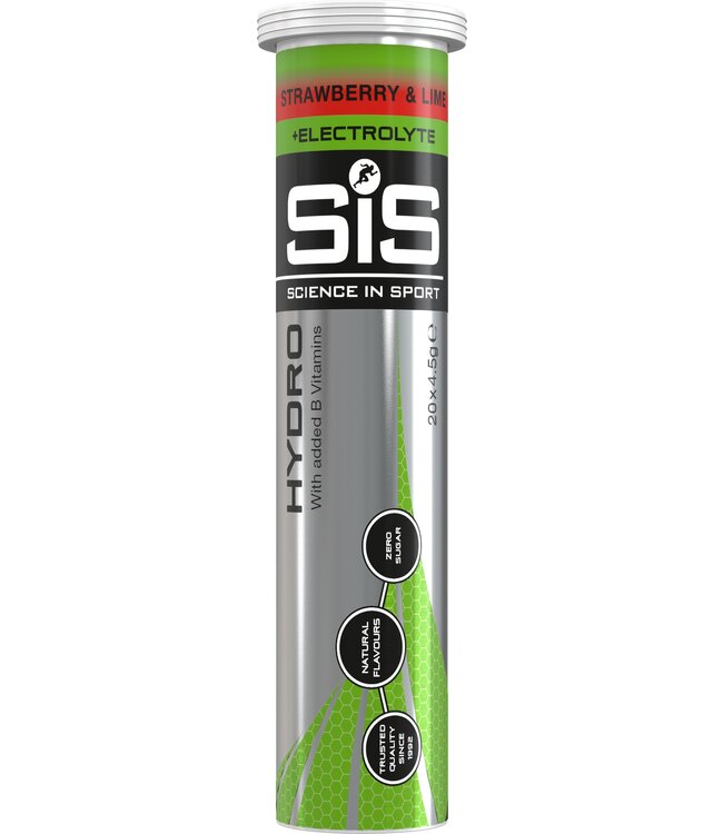 GO Hydro Tablet  - strawberry and lime - 20 Tablets per tube