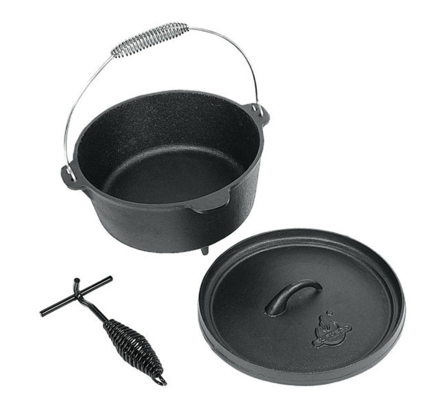 EL fuego Dutch Oven Pan gietijzer 4,26L