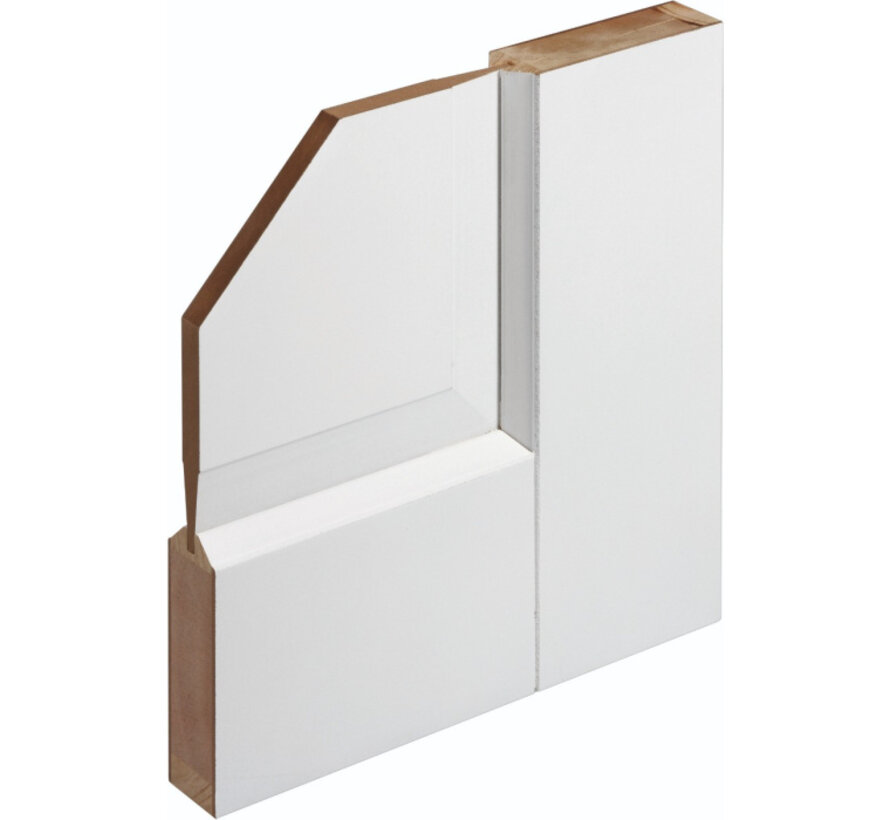Skantrae binnendeur SKS 1240 Facet blank glas