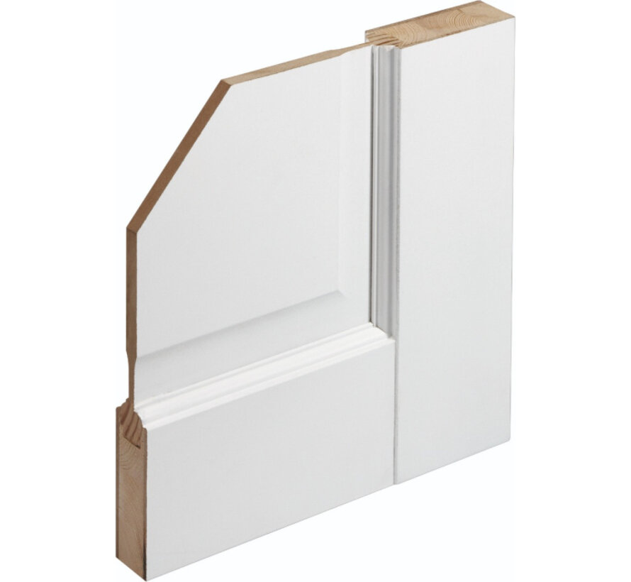 Skantrae binnendeur SKS 231 Facet blank glas
