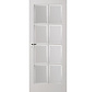 Skantrae binnendeur E 003 facet blank glas