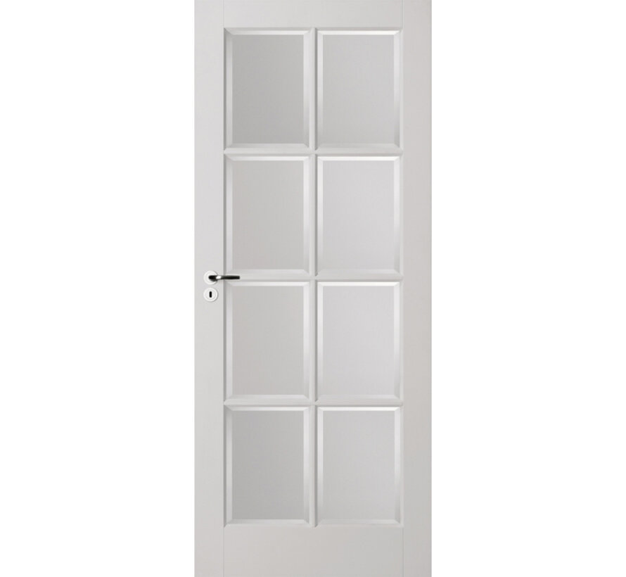 Skantrae binnendeur E 003 facet blank glas